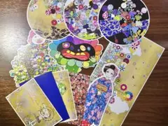 村上隆 ポスター もののけ京都 京都の舞妓さん 青に桜 直筆サイン入り