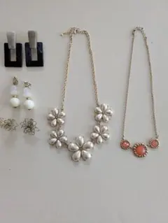 ネックレス イヤリング アクセサリーセット