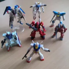 ガンダムフィギュア7体セットのサムネイル