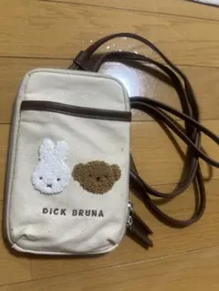 Dick Bruna ミッフィー スマホショルダー ポーチ