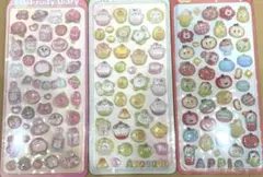 ぷっくりシール 3枚セット ドロップ　シール　ステッカー 凹まない