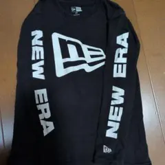 NEW ERA 長袖カットソー 140 ブラック　ロンT