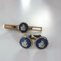 WEDGWOOD ウェッジウッド　ネクタイピン・カフスボタンセットのサムネイル