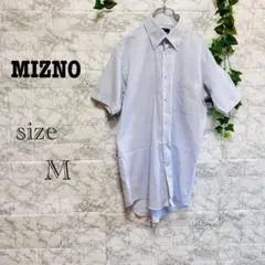 【h59】【MIZUNO】ストライプ 半袖シャツ ICE TOUCH【M】のサムネイル