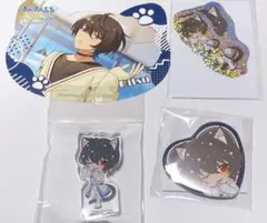 あんスタ 朔間凛月 ナンジャ アクリルマスコット ハート缶バッジ ステッカー