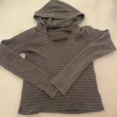 BRANDY MELVILLE フード付き長袖トップス