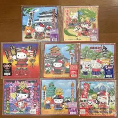 公*o様 ハローキティ タオルハンカチ　8枚セット ご当地限定 14 公*o様 ハローキティ タオルハンカチ 8枚セット ご当地限定 14 - メルカリ