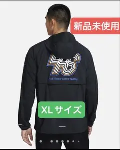 XL 新品 ナイキ ウインドランナー ランニングジャケット ウーブン レペル 黒