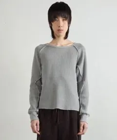 Interfactory × カイチ オーバーサイズワッフルロンT - メルカリ
