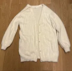 allamanda　ミドル　カーディガン　オフホワイト