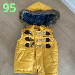 MoujonJon フード付きダウンベスト 95cm