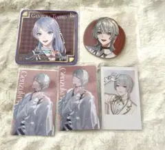 弦月藤士郎　コースター　ステッカー　6周年　SUISAI RAINチェキ風カード