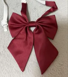 制服 ワインレッド 大きなリボン