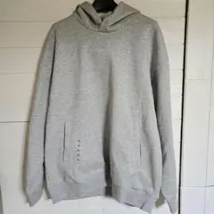 [ユニクロC] スウェットオーバーサイズプルパーカー グレイ XL