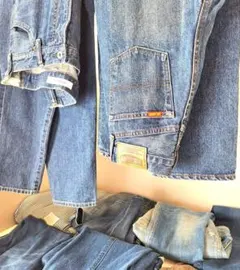 JOHNBULL デニムパンツ、ZARA、BIG JOHN 他、9本まとめ売り