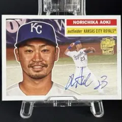 ア*ん様 青木宣親 直筆サイン 2025 Topps Archives ロイヤル