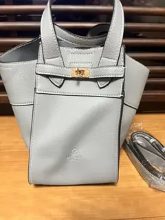 D.KELLY ライトグレー トートバッグ