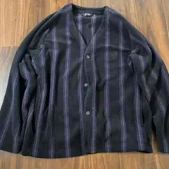 美品　ユニクロ　ニードルズ　NEEDLES 黒　紫　フリースカーディガン　XL