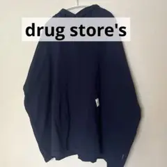 再値下げ！drug store's ビッグパーカー　タグ付　キャラクターステッチ