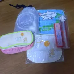 非売品☆JALキッズ用セットノベルティタオル箸スプーンフォークのサムネイル