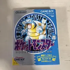 ポケットモンスターコロコロコミック青バージョン【ゲームボーイ】 コロコロ版 GB ゲームボーイ ポケットモンスター 青 取説 マップ 外箱
