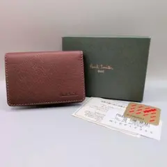 【美品】Paul Smith ポールスミス　名刺入れ　カードケース　パスケース