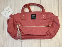 ★新品★アネロanelloショルダーバック2way ミニボストン型　レッドピンク