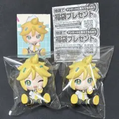 新品未使用★匿名配送★ポッピンスプリンクル フィギュア 鏡音レン 2体セット