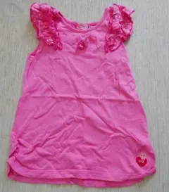 美品　mikihouse　フリルタンクトップ　120センチ