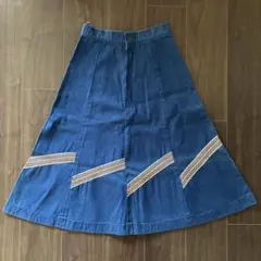 レディース デニム スカート 昭和レトロ サカモトオリジナルデニム