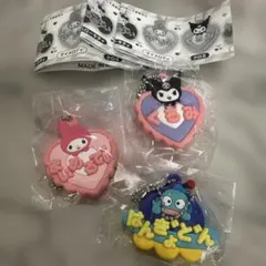 サンリオ メルヘン工房おなまえホルダー ガチャ　マイメロ　クロミ　ハンギョドン