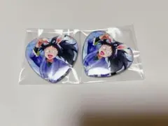 忍たま ナンジャタウン ハート缶バッジ たまご探し うさぎ 久々知兵助