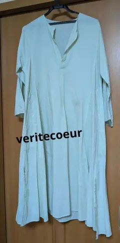 veritecoeur ふんわりフレアワンピースCOTTON100%のサムネイル