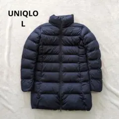 UNIQLO　ユニクロ　ストレッチダウンコート　ネイビー　L