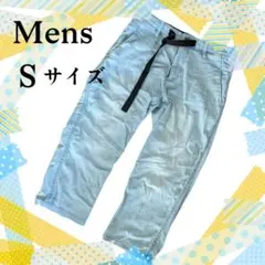 夏物 メンズデニム古着七分丈パンツ ハーフパンツ古着のサムネイル
