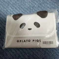 新品未使用　ジェラート ピケ　パンダ母子手帳ケース　Sサイズ　オフホワイト