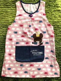 くまのがっこう　キャラクターエプロン　ピンク　保育　介護　看護　学研