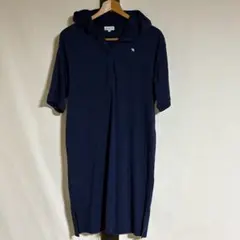 Arnold Palmer ネイビー フード付きポロワンピース 半袖 Mサイズ
