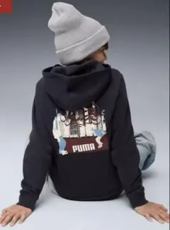 PUMA ボーイズ ミッド90S フルジップフーディ 150cm