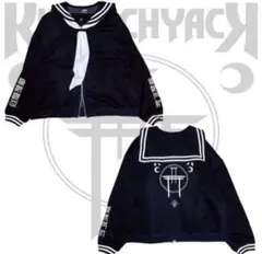 KRY clothing TAKURAMI セーラー ジャケット 黒紫 レフレム TAKURAMI」 | KRY clothing