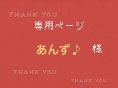 あんず♪様専用ページです。