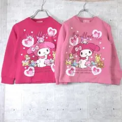 Sanrio 2013 日本限定販売 マイメロ プリント トレーナー 2枚セット