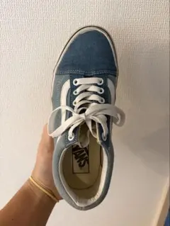 VANS Old Skool デニム スニーカー ブルーのサムネイル