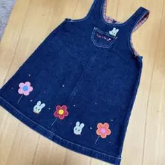 Mikihouse ミキハウス デニムジャンバースカート