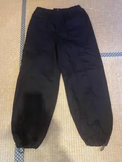 【美品】ジーユー GU コクーンジョガー プルオンパンツ ブラック Lサイズ