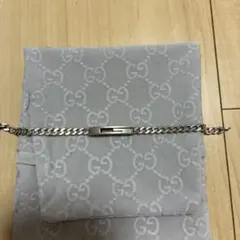 E*中様 GUCCIブレスレット Ag(銀、シルバー)グッチ刻印入り - メルカリ