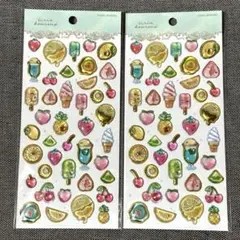 【カミオジャパン】 エクランウルーシール フルーツ 2点