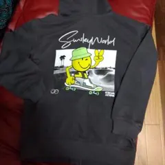 ♥エイチアンドエム　SmileyWorld グレー パーカー ♥