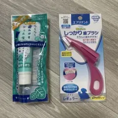 エブリデントしっかり歯ブラシ レギュラーサイズ　歯磨きジェル　セットのサムネイル