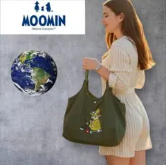 新品　レディース　MOOIN　カーキー　トートバッグ　撥水　ナイロン　エコバッグ